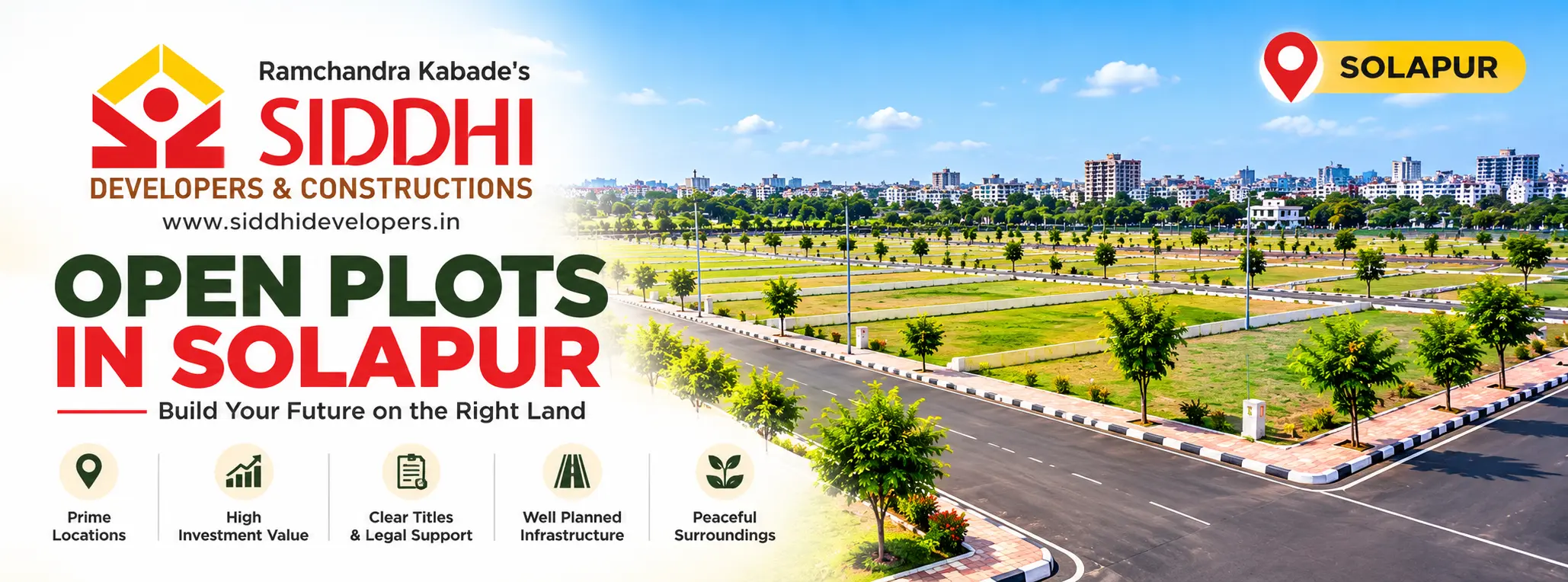 Siddhi Open Plots in Solapur
